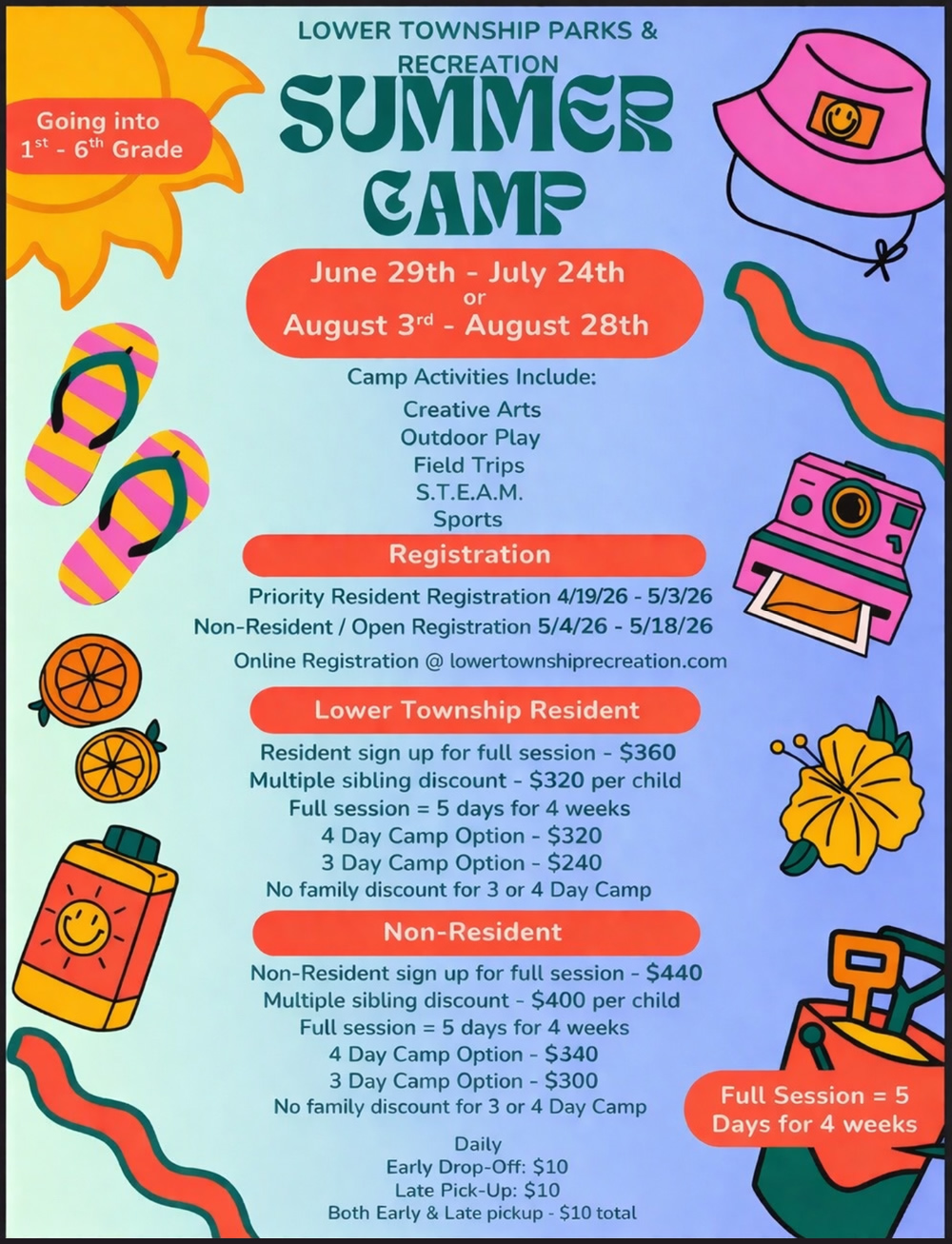 Summer Camp Flier
